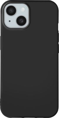 Coque MAYAXESS iPhone 15 Silicone Souple Noir Coque MAYAXESS iPhone 15 Silicone Souple Noir