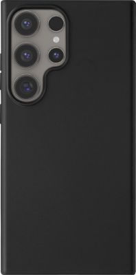 Coque MAYAXESS Samsung S24 Ultra Silicone Souple Noir