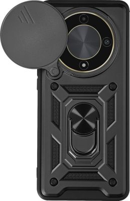 Coque MAYAXESS Honor Magic 6 Lite Antichoc Bague Noir