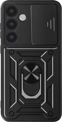 Coque MAYAXESS Samsung Galaxy S24 Antichoc Bague Noir