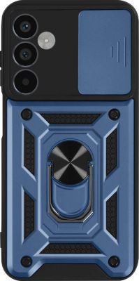Coque MAYAXESS Samsung A25 5G Antichoc Bague Bleu Nuit
