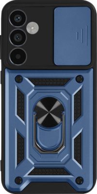 Coque MAYAXESS Samsung A54 5G Antichoc Bague Bleu Nuit