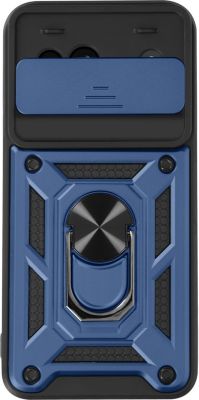 Coque MAYAXESS Google Pixel 8a Antichoc Bague Bleu Nuit Coque MAYAXESS Google Pixel 8a Antichoc Bague Bleu Nuit