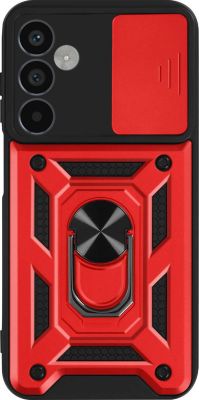 Coque MAYAXESS Samsung A25 5G Antichoc Bague Rouge
