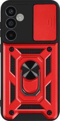 Coque MAYAXESS Samsung Galaxy A55 Antichoc Bague Rouge