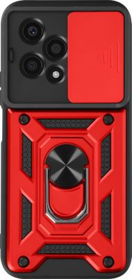 Coque MAYAXESS Honor 200 Lite Antichoc Bague Rouge