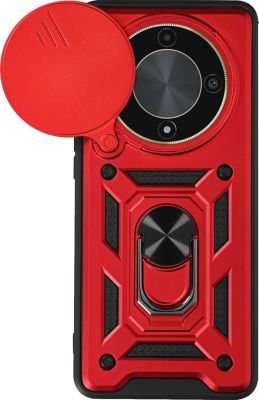 Coque MAYAXESS Honor Magic 6 Lite Antichoc Bague Rouge