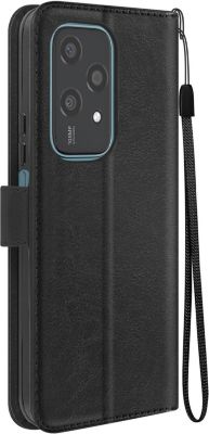 Etui MAYAXESS Honor 200 Lite Portefeuille Noir