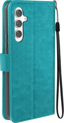 Etui MAYAXESS Dragonne Galaxy A54 5G Portefeuille Bleu