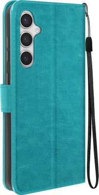 Etui MAYAXESS Dragonne Galaxy S24 et S25 Bleu