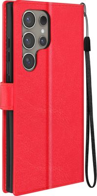 Etui MAYAXESS Samsung S24 Ultra Portefeuille Rouge Etui MAYAXESS Samsung S24 Ultra Portefeuille Rouge