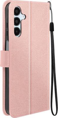 Etui MAYAXESS Dragonne Galaxy A15 Portefeuille Rose Etui MAYAXESS Dragonne Galaxy A15 Portefeuille Rose