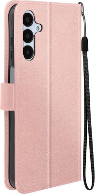 Etui MAYAXESS Dragonne Galaxy A25 5G Portefeuille Rose Etui MAYAXESS Dragonne Galaxy A25 5G Portefeuille Rose