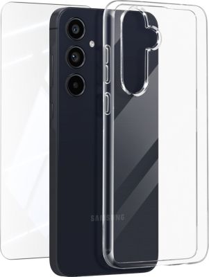 Coque MAYAXESS Samsung A55 + Verre Trempé Transparent