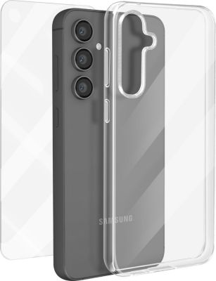 Coque MAYAXESS Galaxy S23 FE + Verre Trempé Transparent