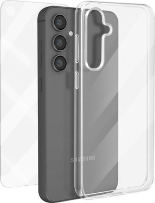 Coque MAYAXESS Galaxy S23 FE + Verre Trempé Transparent