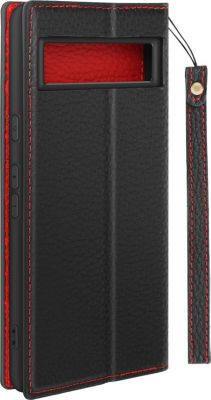 Etui AVIZAR Cuir Google Pixel 7a Portefeuille Noir