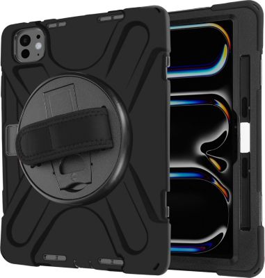 Coque AVIZAR iPad Pro 13 2024 Poignée Support Noir