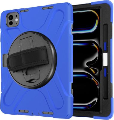Coque AVIZAR iPad Pro 13 2024 Poignée Support Bleu