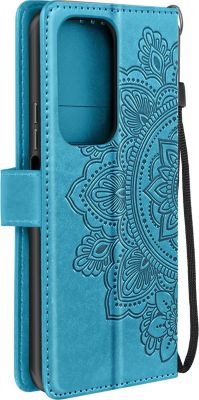 Etui AVIZAR Honor 200 Lite Mandala Fleurs Bleu