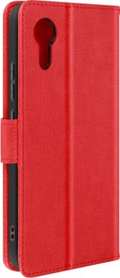 Etui AVIZAR Portefeuille Samsung Xcover 7 Rouge