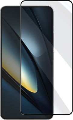 Protège écran AVIZAR Poco F6 Pro Contour Adhésif Noir