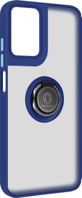 Coque AVIZAR Motorola Moto G24 et G04 Bague Bleu