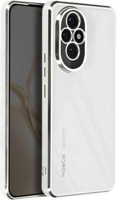 Coque AVIZAR Honor 200 Pro Transparent Chromé Argent