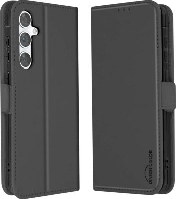 Etui AVIZAR Samsung S24 FE Fermoir Aimanté Noir
