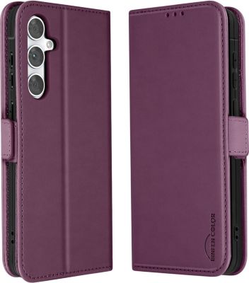 Etui AVIZAR Samsung S24 FE Fermoir Aimanté Violet