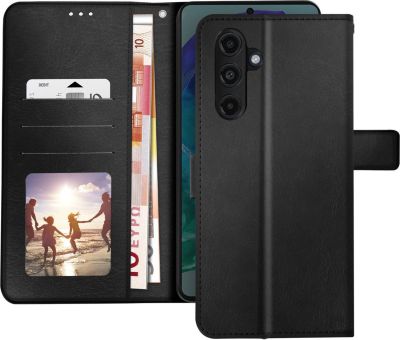 Etui AVIZAR Vintage Samsung M55 Portefeuille Noir