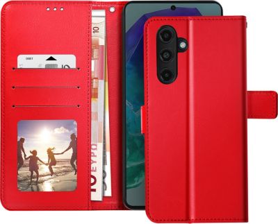 Etui AVIZAR Vintage Samsung M55 Portefeuille Rouge