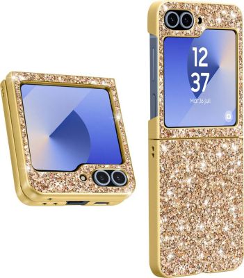 Coque AVIZAR Samsung Z Flip 6 Paillette Or