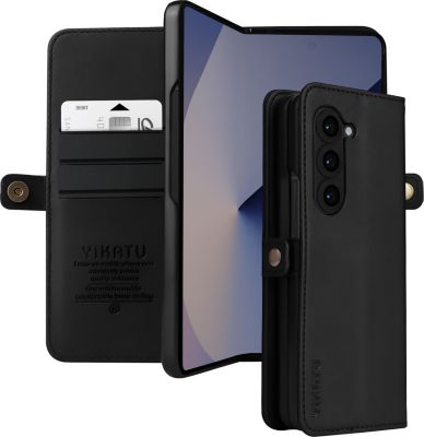 Etui AVIZAR Samsung Z Fold 6 Portefeuille Noir