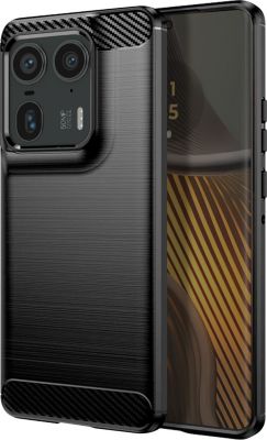 Coque AVIZAR Carbone Motorola Edge 50 Ultra Noir