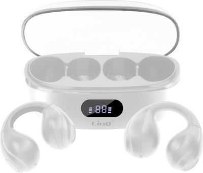 Ecouteurs LINQ Conduction Aérienne Sans Fil Blanc