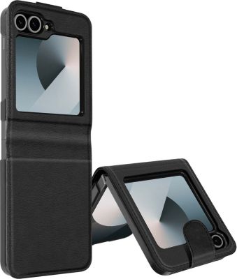 Coque AVIZAR Samsung Z Flip 6 Clapet Aimanté Noir