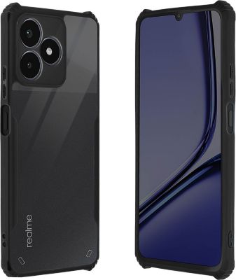 Coque AVIZAR Realme Note 50 Coins Antichoc Noir Coque AVIZAR Realme Note 50 Coins Antichoc Noir