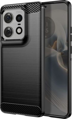 Coque AVIZAR Carbone Motorola Edge 50 Pro Noir