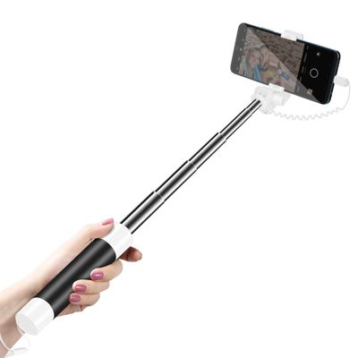Perche à selfie LINQ Perche Selfie Miroir Intégré USB C Blanc