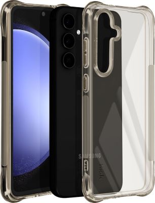 Coque IMAK Galaxy S24 FE Antichoc Noir Translucide