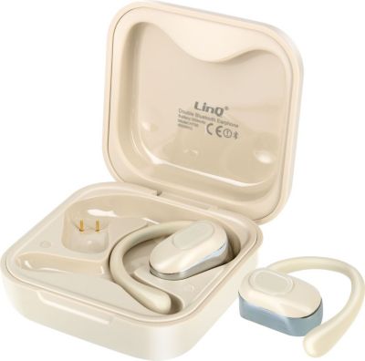 Ecouteurs LINQ Sans Fil Ouverts Commande Tactile Blanc