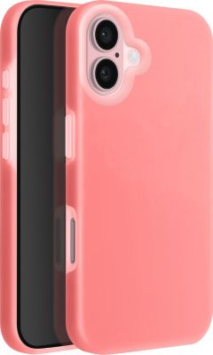 Coque AVIZAR iPhone 16 Plus Bord Surélevé Rose Corail Coque AVIZAR iPhone 16 Plus Bord Surélevé Rose Corail