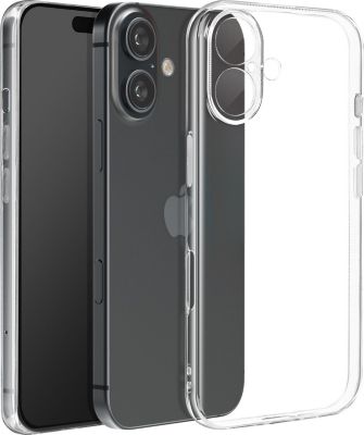 Coque AVIZAR Transparents iPhone 16 Plus Silicone Coque AVIZAR Transparents iPhone 16 Plus Silicone