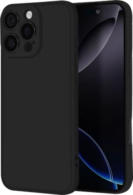 Coque AVIZAR iPhone 16 Pro Silicone Mat Noir Coque AVIZAR iPhone 16 Pro Silicone Mat Noir