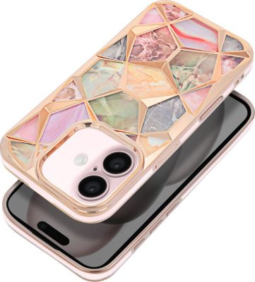 Coque AVIZAR iPhone 16 Antichoc Twinki Or