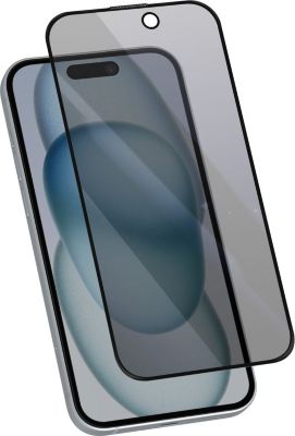 Protège écran AVIZAR Anti-espion iPhone 16 Verre Trempé