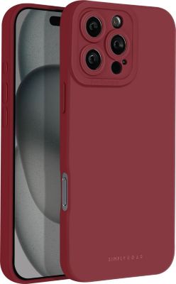 Coque ROAR iPhone 16 Pro Soft Touch Bordeaux