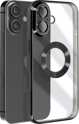Coque AVIZAR iPhone 16 Glam Bord Noir