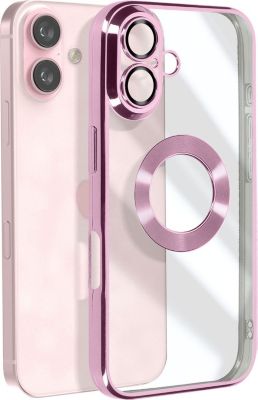 Coque AVIZAR iPhone 16 Glam Bord Rose